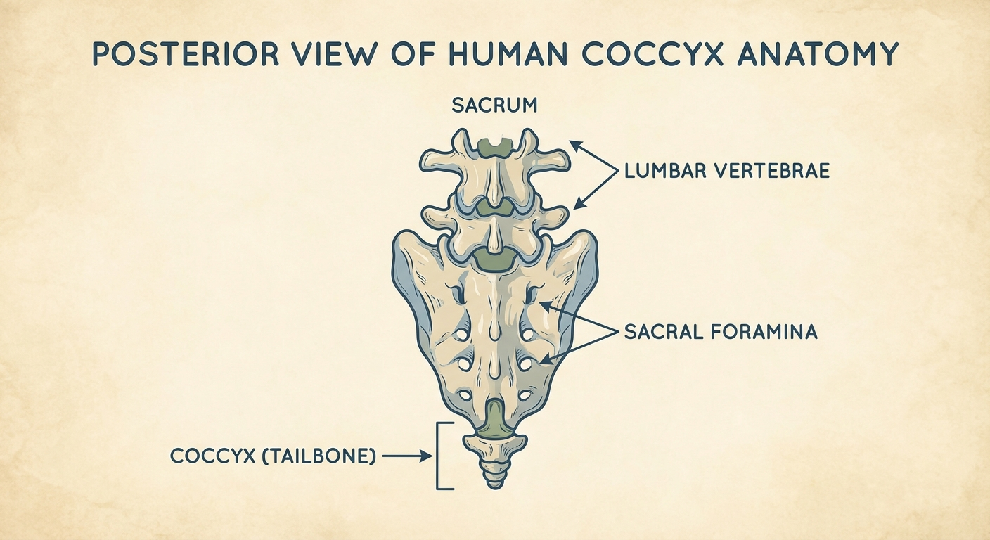 Tailbone anatomy and pressure points