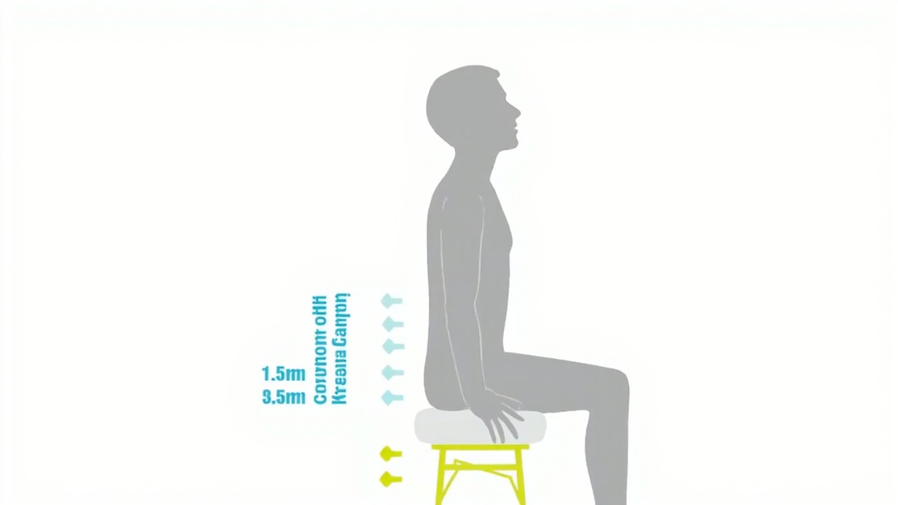 Sitting posture modifications for coccyx pain relief — forward lean technique and proper positioning