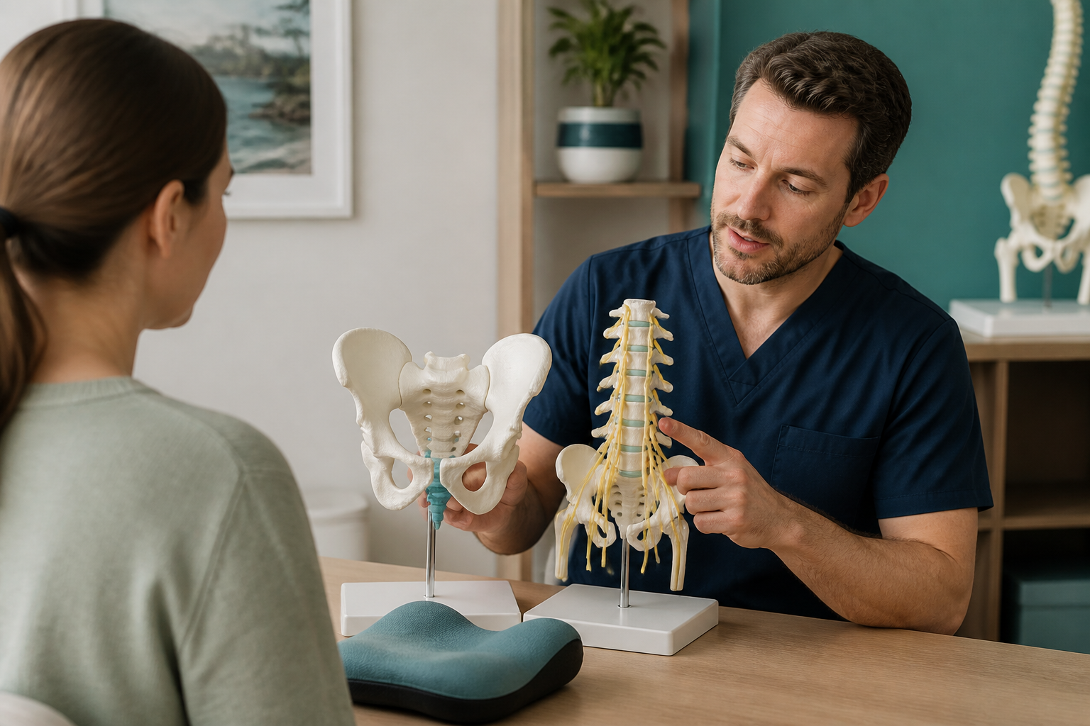 Practical tailbone comfort and recovery scene related to Coccyx Pain vs Sciatica: How to Tell the Difference (2026)